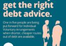 Graphic showing the logo of Citizens Advice Hull & East Riding and a silhouette of an adviser talking to a client. Text reads: Make sure you get the right debt advice. One in five people are being put forward for Individual Voluntary Arrangements when shorter, cheaper routes out of debt are available.